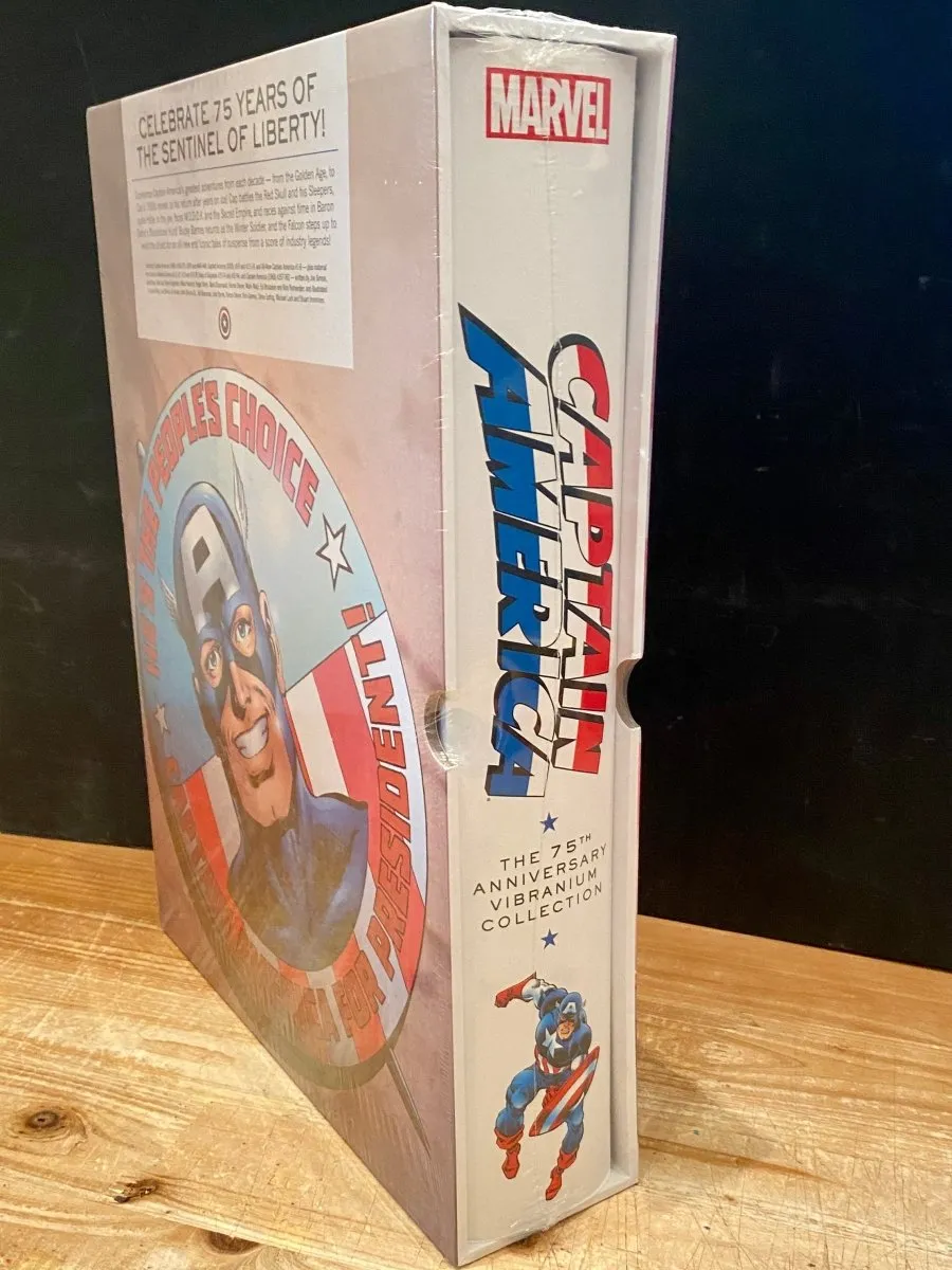 Captain America 75th Anniversary Vibranium Collection HC *OOP* *GIGANTIC!*
