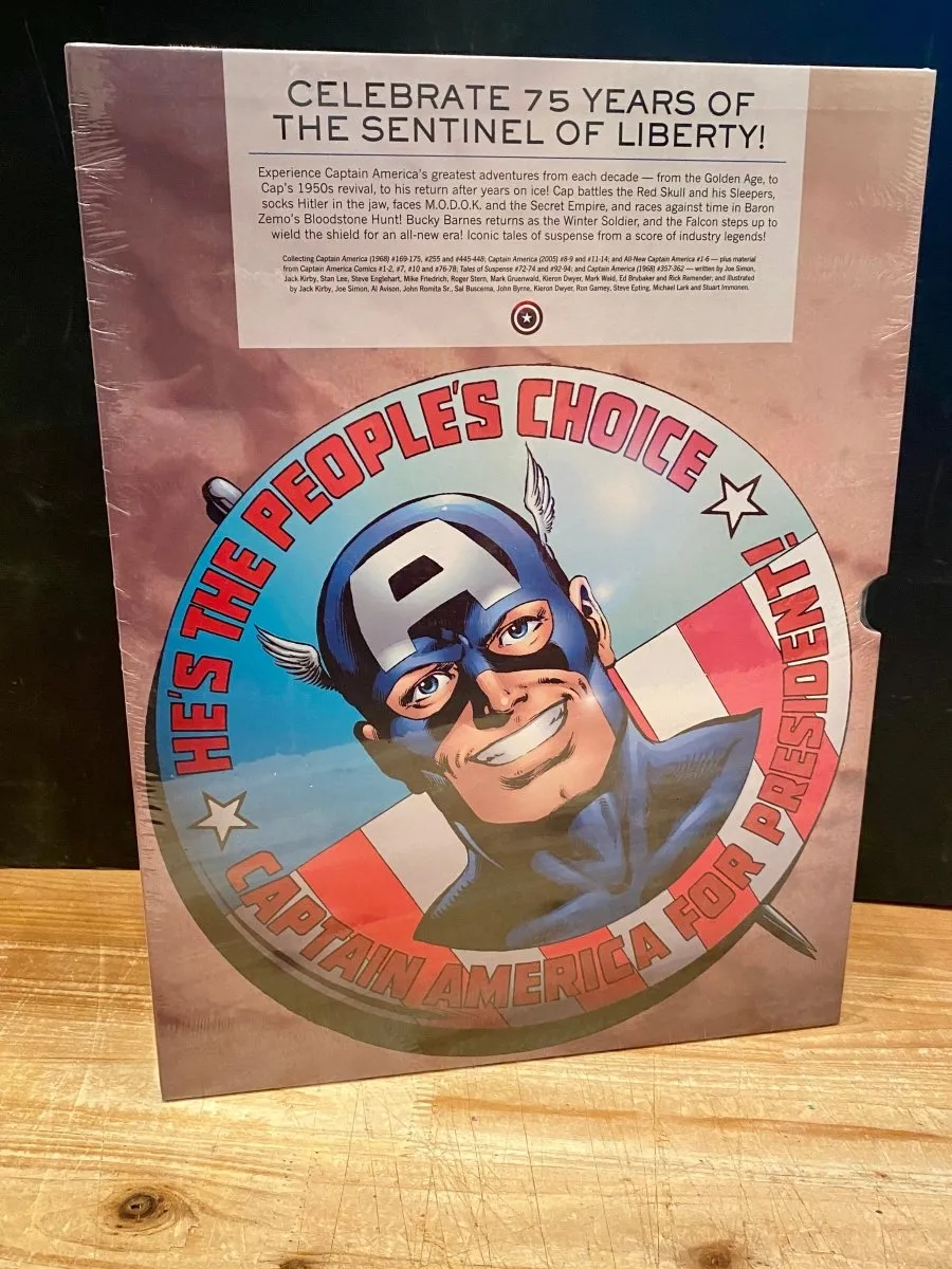 Captain America 75th Anniversary Vibranium Collection HC *OOP* *GIGANTIC!*