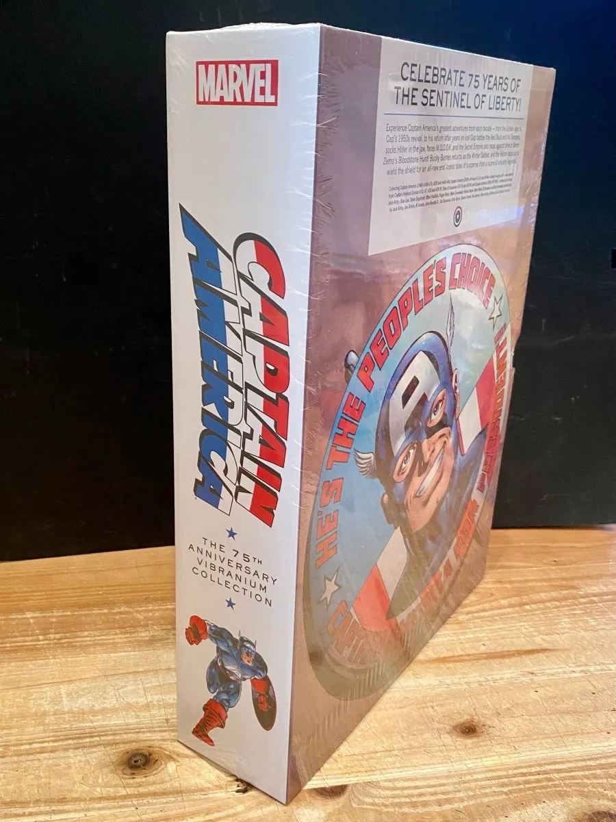 Captain America 75th Anniversary Vibranium Collection HC *OOP* *GIGANTIC!*
