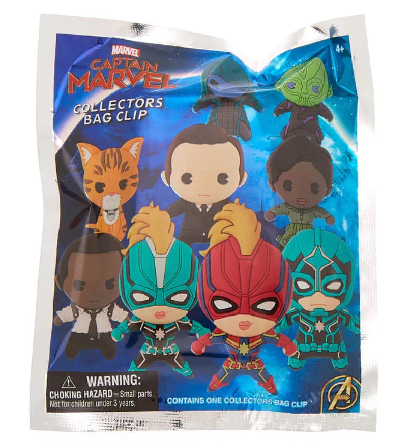 MONOGRAM CAPTAIN MARVEL 3D FOAM BAG CLIP BMB