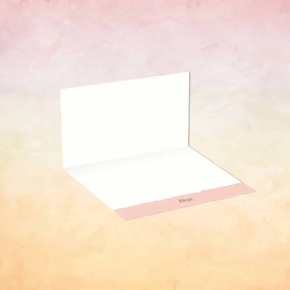Personalized Stationery Gift Set - Abstract, Set of 24 or 48