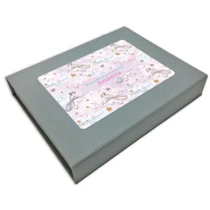 Personalized Stationery Gift Set - Unicorn, Set of 24 or 48