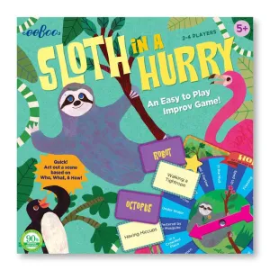 Sloth In A Hurry Action Game by Eeboo